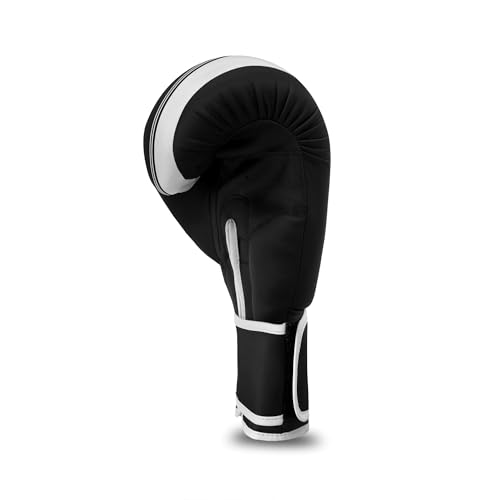 PSS Boxing Gloves for Kids/Youth Training Sparring, Kickboxing, Muay Thai, MMA, Heavy Punching Bag Mitts Focus Pads Workout Durable PU Leather, High-Density Foam Padding 4 6 8 10 Oz - color: White, size: 10 oz