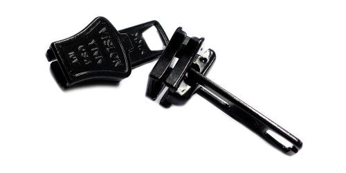 #10 Extra Heavy Molded Pulls for Heavy Duty Molded YKK Jacket Zippers (2 Sliders Per Pack)