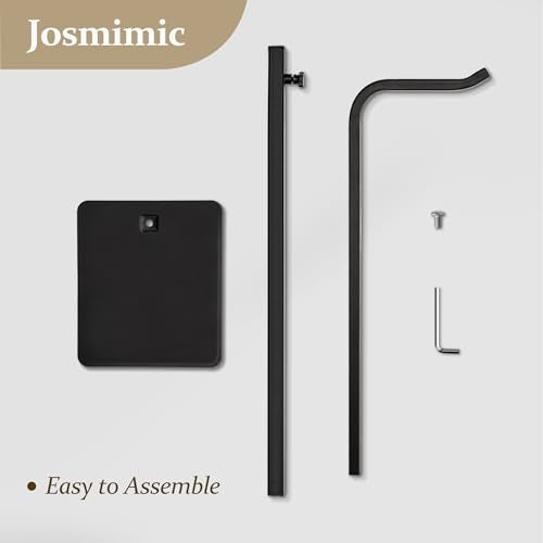 3-Pack Adjustable Tabletop Purse & Banner Display Stands, Black | Tabletop hook holders display handbags, wreaths and banners in closets, on desks or in retail settings. - color: Black