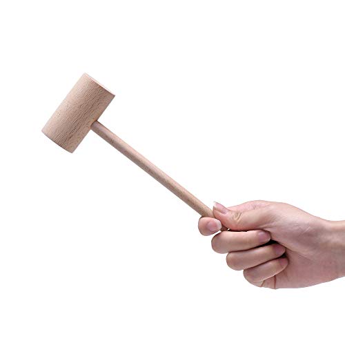 6PCS Wooden Crab or Lobster Mallets - color: 6 Pcs