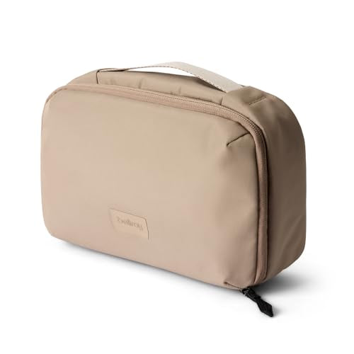 Bellroy Hanging Toiletry Kit 3L, Travel Toiletry Bag - Stone | 3L hanging toiletry bag for men and women, designed for travel - color: Stone
