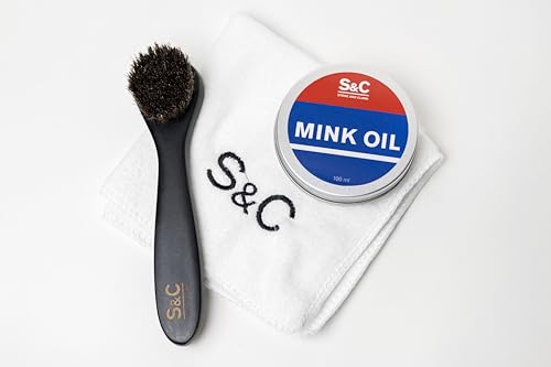 Stone and Clark Mink Oil for Leather Boot - Leather Conditioner & Protector for Boot, Belt, Saddle, Baseball Glove & Purse - style: Paste