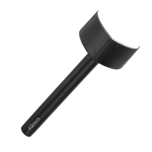 uxcell V-Shaped Leather Punch, 45mm, Leather Cutter, Belt End Cutter, Carbon Steel V Shape Punch Tool for Crafting Strap Belt, Wallet and Bag - size: 45mm