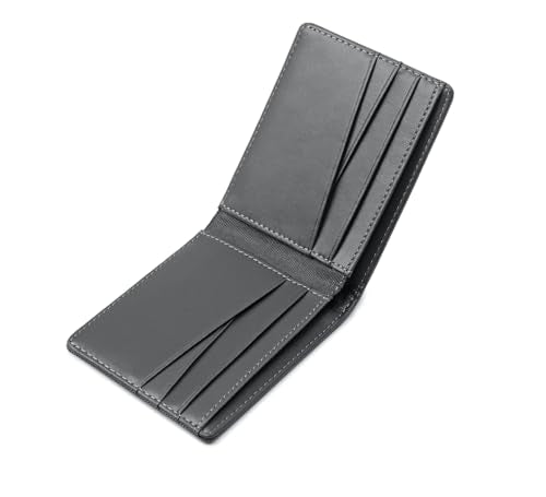 Lanyani Minimalist Fabric Wallet Bifold RFID Blocking - color: C-Grey
