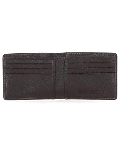 Harley-Davidson Men's Genuine Leather Rfid Blocking Wallet - color: Brown (Rubber Patch Billfold)
