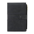 Mudono RFID Blocking Slim Passport Wallet, Travel Document Organizer - color: Black