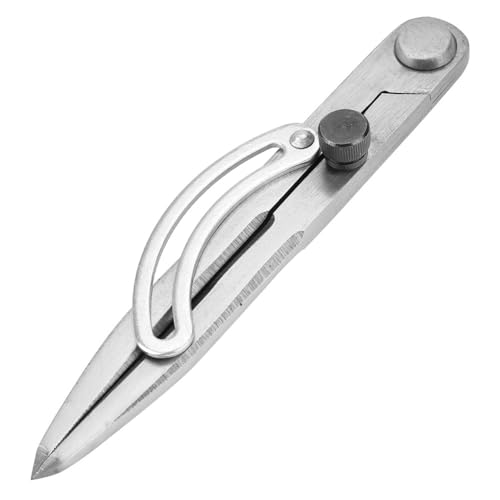 150mm Adjustable Silver Wing Divider, Divider Caliper, Stainless Steel Spacing Compass for Woodworking Metalworking