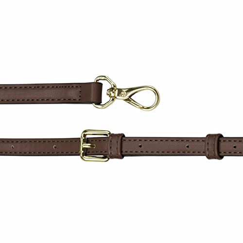Allzedream Leather Purse Strap Replacement Crossbody Handbag Long Adjustable (Coffee) - color: Coffee