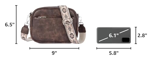 CLUCI Crossbody Bags for Women Crossbody Purses for Women Cross Body Bag Crossbody Purse with Adjustable Wide Strap | Womens Cross Body Bag Purse, Adjustable Wide Strap, Gifts for Women - color: 1-ten-4coffee