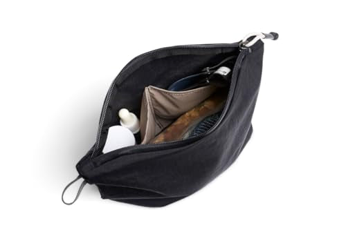 Bellroy Lite Pouch Duo, Lightweight Pencil Case - Black | Lightweight pencil case and pouch for pens, cables and small everyday items - color: Black