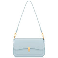 KKXIU Small Shoulder Bag for Women Cute Hobo Handbags Mini Clutch Purses | Classic Trendy Retro Underarm Crossbody Bag with Detachable Straps, Zipper Closure - color: Blue