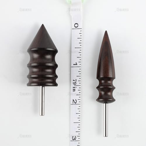 AUEAR, 2 Pack Leather Edge Bevelers Burnishing Working Tool for Craft - color: Styles B