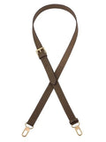 IBWell Genuine Leather Strap Replacement Crossbody Adjustable with Shoulder Strap Pads for Travel Duffel Bags - color: Bronze