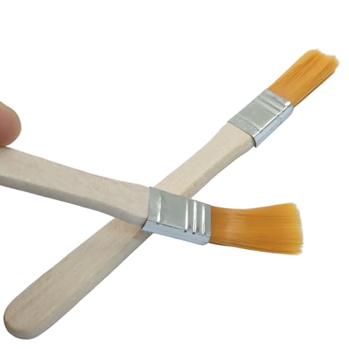 0.5 Inch Paint Brush, 12Pcs | Soft Bristle, Nylon Bristle, For Walls/Touch Up/Cabinets/Fences - size: 0.5 Inch