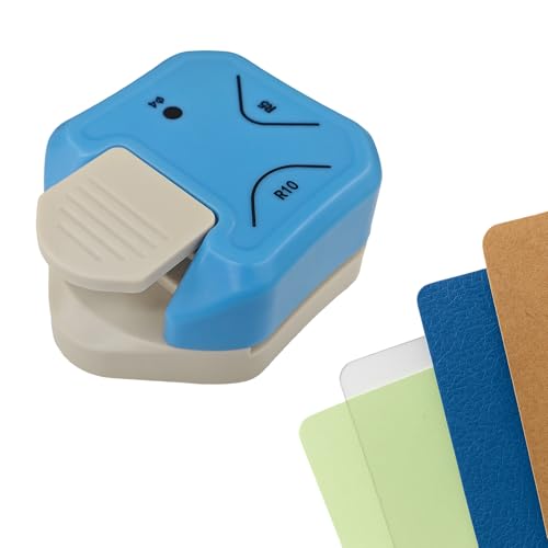 3-in-1 Paper Corner Rounder, Compact and Durable for 5mm、10mm Radiusand and Perforation, Round Corners Cutter Ideal for Card Making,Photo Cutter,Scrapbooking and DIY Projects - size: 5mm,10mm,perforation hole