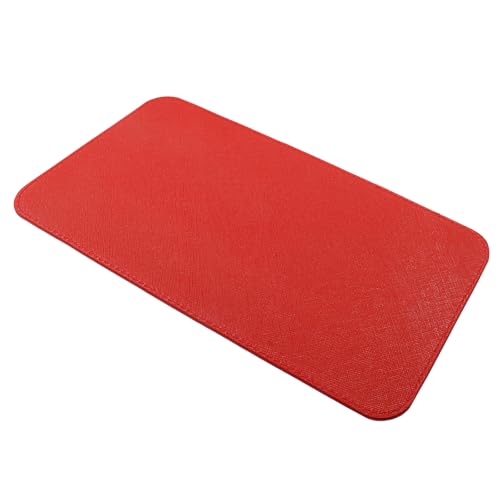 Coufce 1 Pcs Red Leather Bag Shaper Liner Board | Bag Base Shaper Insert for Tote Purse Handbag, Anti-Sag Bottom Pad - color: Red