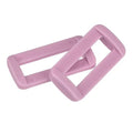 uxcell 16Pcs Plastic Rectangle Ring, Rectangle Slide Buckle, Webbing Belt Buckle Slide Loop for DIY Backpack Purse Strap - color: Light Purple, size: 1 1/4"