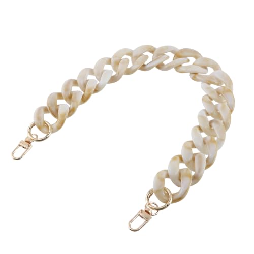 DIY Acrylic Resin Replacement Chain - color: Coffee White;46cm