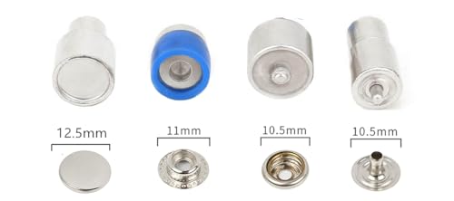 12.5 mm (line 20) Utility Snap Fastener Die Kit for Hand Press Machine