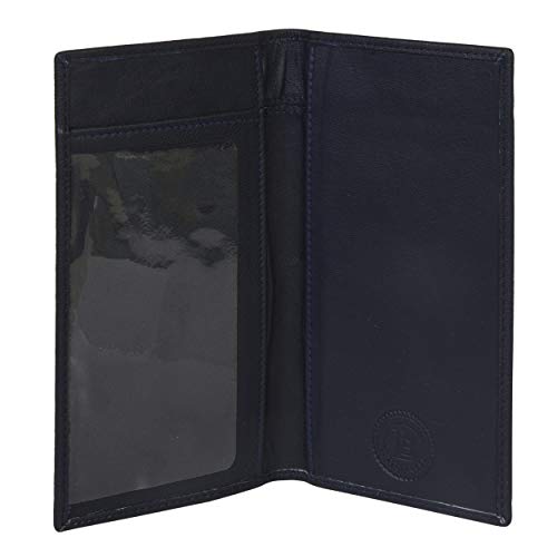 Genuine Leather Simple Check Book Holder Style - Mw156cf - color: Black