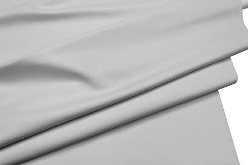 Double Sided Soft Skin Faux Leather/Suede 1 Yard 54" x 36" Thickness 0.65mm Width:54" Perfect for Upholstery, DIY Crafts, Hat Making, Hair Crafts Making, Sewing White - color: White, size: 36"x54"