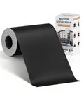 BOUYEER Leather Repair Patch Tape Kit,Self Adhesive Leather Repair for Sofa，Car Seat,Office Chair,Furniture,Jacket,Waterproof Strong Adhesive Vinyl Repair Kit. 4 in x 79 in,Fine Grained Black - color: Fine Grained Black, size: 4 in x 79 in