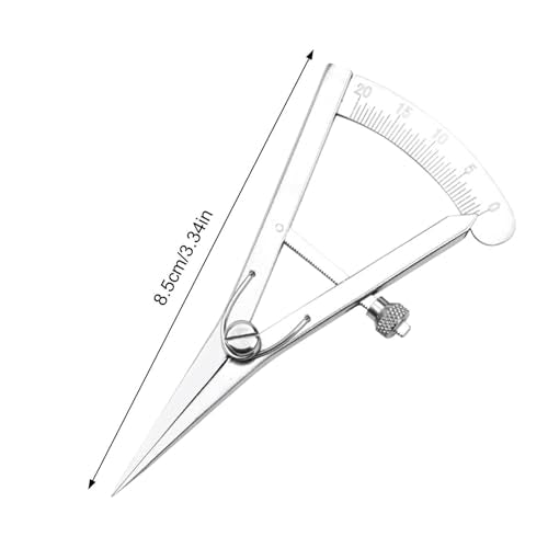 Leather Compass High Accuracy Adjustable DIY Marking Gauge - color: A