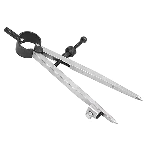 Generic Wing Divider Scribing Tool Adjustable Angle Lockable for Woodworking Metal Leather Work with Carbon Steel Lightweight Compact 4.92in