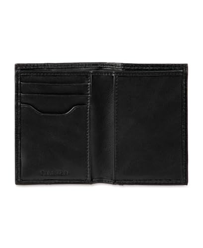 Calvin Klein Men's Wallet Sets-Minimalist Bifold and Card Cases - color: Black Duofold