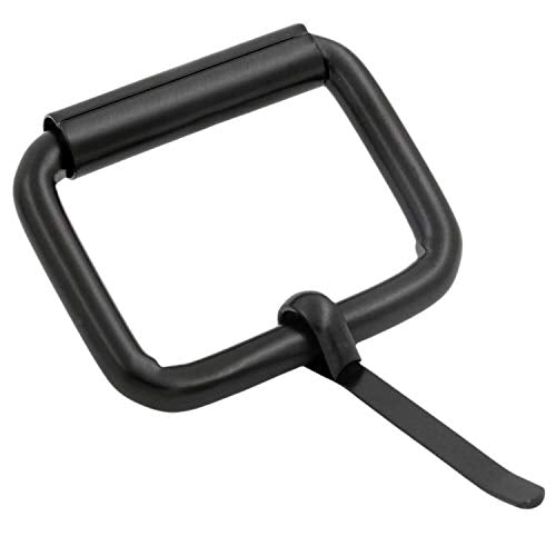 BIKICOCO Roller Buckle, 1'' x 3/4'' Heel Rolling Bar Buckles for Bags Leather Webbing Straps, Black - Pack of 20 - color: Black X 20 Pcs
