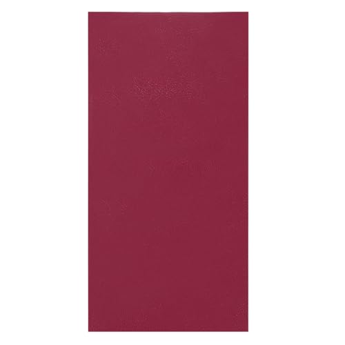 MECCANIXITY Thick Full Grain Leather Sheet, 23.6 x 11.8 Inch Natural Cow Leather 1.5-1.8 mm Fabric Pieces for DIY Craft Furniture Office Belts Notebook Covers,Fashion Red - color: Fashion Red, size: 23.6 x 11.8 Inch
