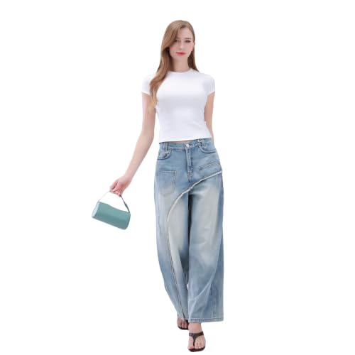 Small Purses for Women, Leather Mini Hobo Bag Shoulder Bag with Adjustable Strap Crossbody Bag - color: Castle Blue