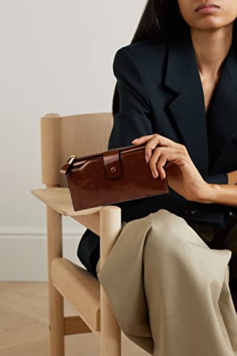 YALUXE Women's RFID Real Leather Wallet with 21 Card Slots Phone Pocket - color: 6- Waxed Coffee, size: Genuine Leather