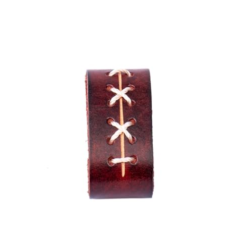 1.5"(38mm-40mm) Belt Loop Keeper Men's Leather Belt Loop Keeper | Belt Loop Keeper Replacement Belt Loop Belt Loop Leather Men's Leather Belt Loop Keeper - color: Burgundy