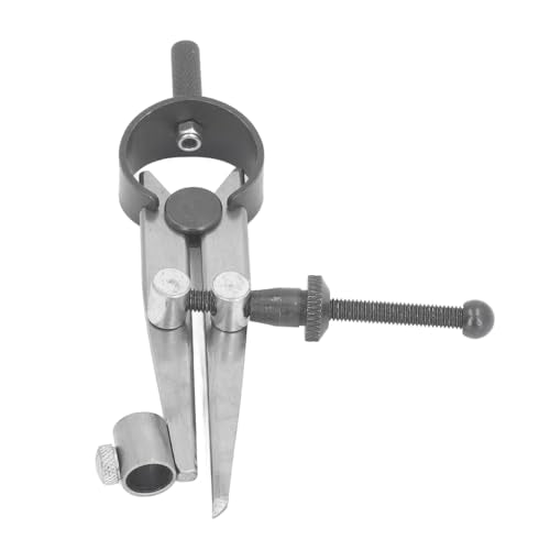 Generic Wing Divider 4.92 Inch Carbon Steel Compass with Pencil Holder for Woodworking Leather Metalworking Mathematical Drawing