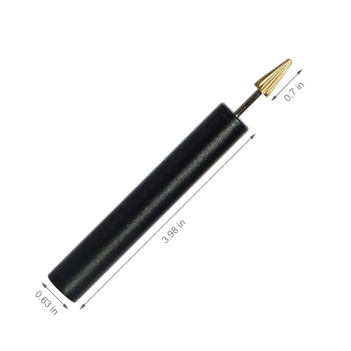 1Pcs Leather Edge Dye Pen, Colorful Roller Applicator for Precise Edge Coloring, Essential DIY Tool for Leather Craft, Working & Making (Gold) - color: Gold