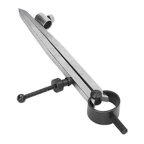 Generic Wing Divider Scribing Tool Adjustable Angle Lockable for Woodworking Metal Leather Work with Carbon Steel Lightweight Compact 4.92in