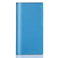 CASMONAL Checkbook Cover for Personal, Check Book Holder for Women & Men | PU Leather with Pen Holder, Transparent PVC Divider for Duplicate Checks - color: Blue Cadet