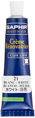 SAPHIR Beauté du Cuir Renovating Cream 25 ml - Professional Leather Repair & Color Restoration Cream - color: White