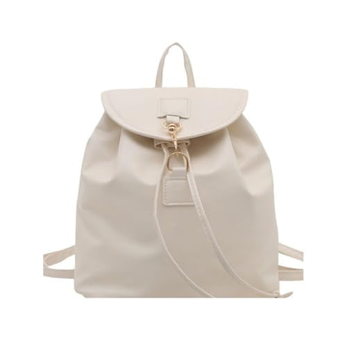 Women'S Drawstring Backpack Purse Flap Closure Casual Shoulder Bag Handbag Daypack For Travel Work School - color: Brown