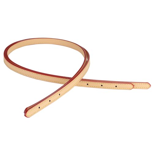 ALLZEDREAM Microfiber Leather Purse Strap Replacement Tote Bag Handbag Shoulder Handles 2 Pcs, Apricot, 1.2cm - color: Apricot, size: 1.2cm