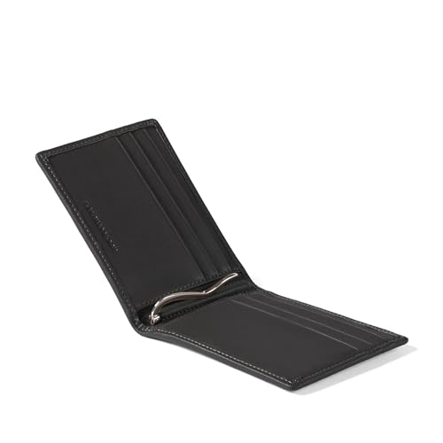 Black Onyx Men's Slim Bifold Wallet with Money Clip - Black Onyx - color: Black Onyx