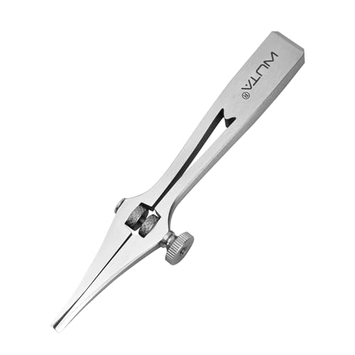 WUTA Leather Chisel All-Polished Pricking Iron Adjustable 2-6mm French Style Puncher Punching Tool (Adjustable 2 Teeth) - size: 2 teeth [adjustable]