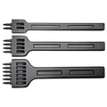 4mm 2/4/6 Claw Tooth Leather Stitching Chisels Round Hole Punching Tool Set for DIY Leather Craft - size: 4mm2+4+6