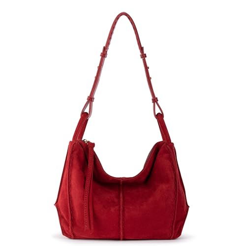 The Sak Los Feliz Hobo Purse - Premium Large Leather Women's Handbag for Everyday & Travel - Durable Purse With Zipper Pocket | Slouchy Relaxed Silhouette, Roomy Interior, Lightweight All-Day Carry, Fits Phone, Wallet & Tablet, Everyday & Travel Ready - c