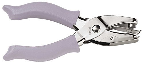 Fiskars 1/4" Circle Hand Hole Punch for Paper & Crafts, Purple - style: 1/4 in Circle