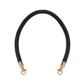 ALLZEDREAM Leather Shoulder Bag Straps Replacement Purse Handbag Braided Handle - color: Black, size: 11.8in