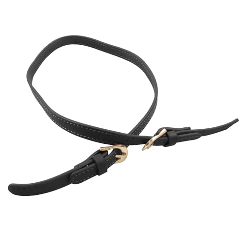 30 Inch Black Leather Purse Straps