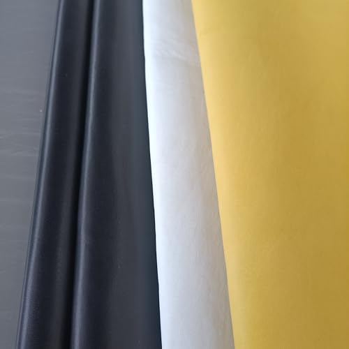 Sheep Skin, 0.7-1.0mm Thick, for Gloves, Clothing, Leather Sheets for Crafts and Arts (Black 12-13 Square feet) - color: Black 12-13 square feet
