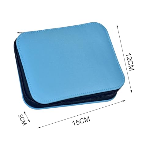 Sewing Kit with Case Portable Sewing Supplies for Home Traveler, Adults, Beginner, Emergency, Contains 18 Sewing Thread, Scissors, Needles, Measure etc,Medium Electric Blue - color: Medium Electric Blue, size: 1 Pack